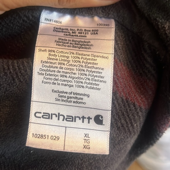Carhartt Men's Gray Shirt Jacket XL - Picture 8 of 8